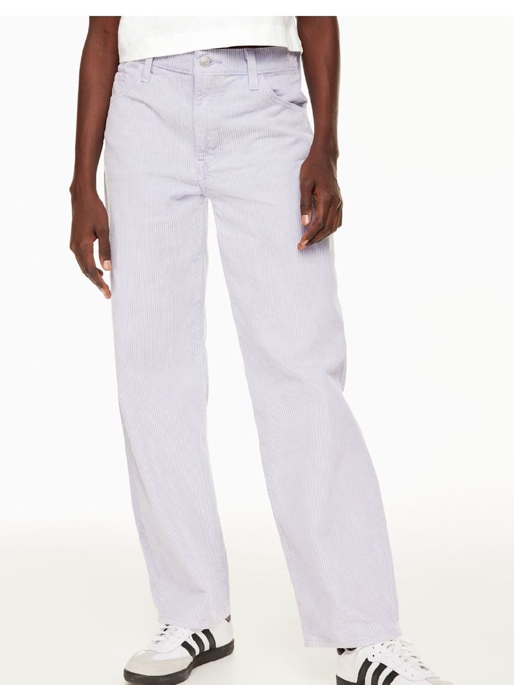 Levi’s Baggy Dad Size 26 Women’s Lavender Purple Corduroy Pants Aritzia